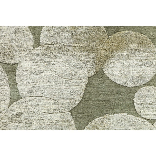 Early 21st Century Doris Leslie Blau Collection Modern Bubble Design Rug by Alan Wanzanberg For Sale - Image 5 of 9