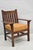 Antique Stickley & Brandt Mission Oak Arts & Crafts Arm Chair with Drop Seat. Circa Early 20th Century. Measurements:...