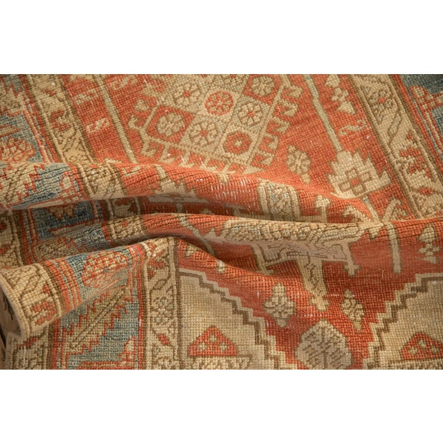 Textile Vintage Distressed Heriz Rug Runner - 2'11" x 12'8" For Sale - Image 7 of 9