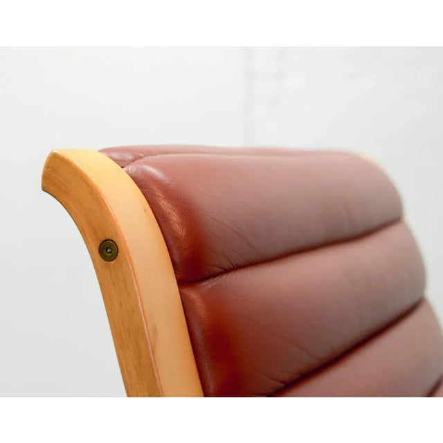 Mid-Century Danish High Back AX Lounge Chairs by Hvidt and Molgaard Nielsen for Fritz Hansen, Set of 2 For Sale - Image 13 of 17