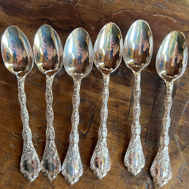 French Odiot Demidoff .950 Silver Coffee Spoon For Sale - Image 9 of 12
