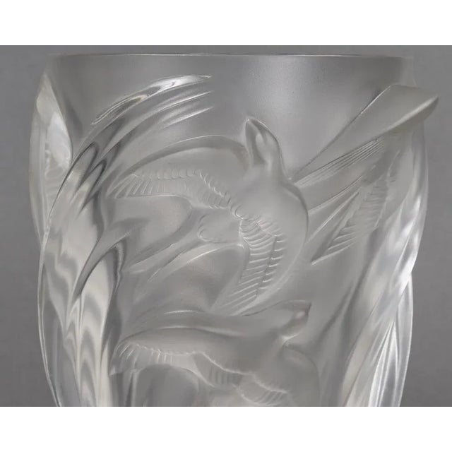 Vintage Martinets Vase from Lalique, 1950s For Sale - Image 14 of 17