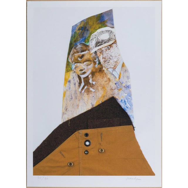 Jean Le Gac, Untitled, Original Lithograph For Sale - Image 5 of 6