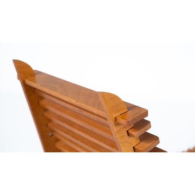 Mid-Century Wooden Lounge Chair, Italy, 1960s For Sale - Image 9 of 14