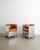 Swedish Aluminium and Brown Leather Armchairs by Mats Theselius for Källemo, Set of 2 For Sale - Image 3 of 8