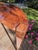 Wood Flame Mahogany Demi-Lune Accent Table For Sale - Image 7 of 18