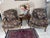 Late 20th Century Late 20th Century Pair of French Provincial Louis XV Style Floral Tapestry Lounge Chairs For Sale - Image 5 of 6