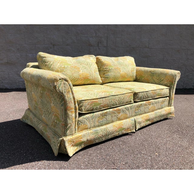 Vintage Tropical Floral Loveseat Pair Chairish