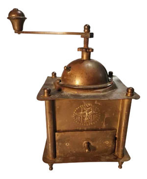 Pre-War Brass Coffee and Pepper Grinder