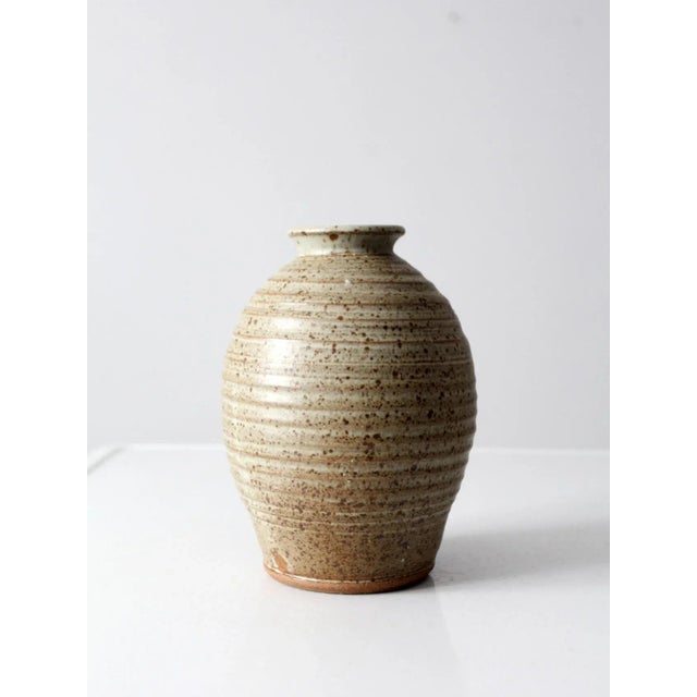 Vintage Studio Pottery Vase For Sale - Image 4 of 9