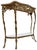 Rococo Louis XV Rococo Style Brass Console and Mirror, 1920s, Set of 2 For Sale - Image 3 of 8