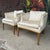 Cream Pair of Mid 20th Century Side Chairs For Sale - Image 8 of 12