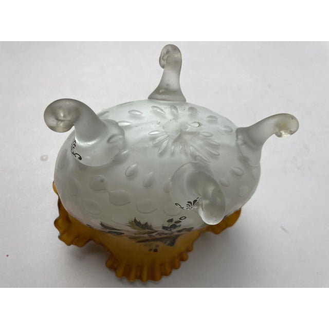 Opaline Enamelled Glass Bowl For Sale - Image 11 of 13