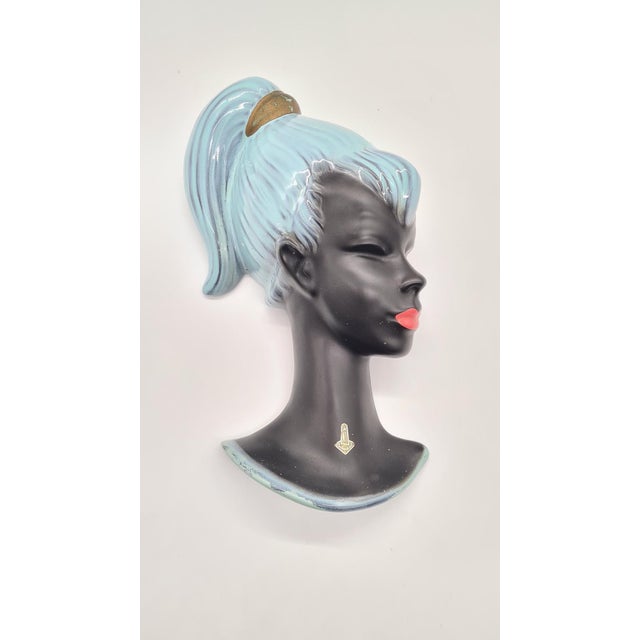 Model 3440 Wall Mask by Albert Strunz for Cortendorf, Mid-1950s For Sale - Image 3 of 9