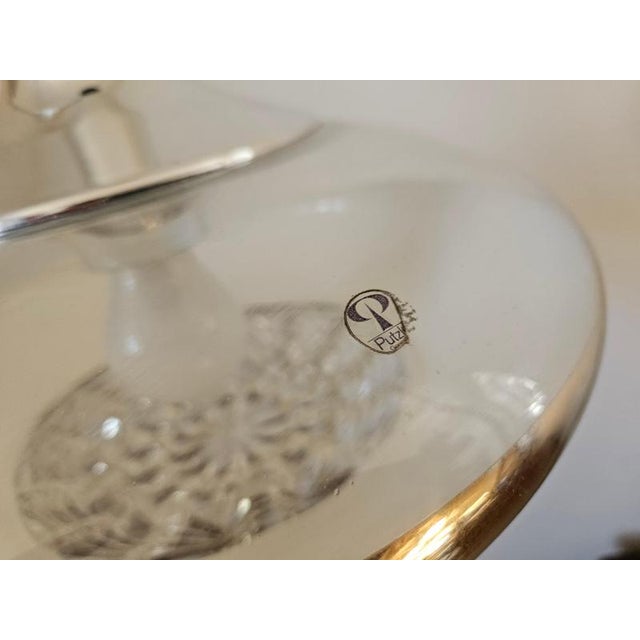 Mid-Century Glass Pendant Light from Peill & Putzler, Germany, 1970s For Sale - Image 6 of 13