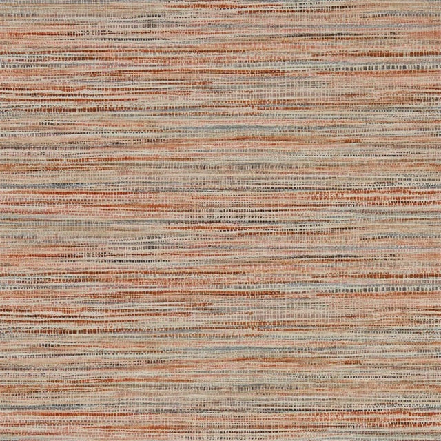 Harlequin Affinity Wallpaper in Rust/Sky - a Sample For Sale