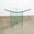 Mid-Century Modern Mid 20th Century Post Modern Side Table Glass Attributed to Leon Rosen for Pace Collection End Brass For Sale - Image 3 of 12