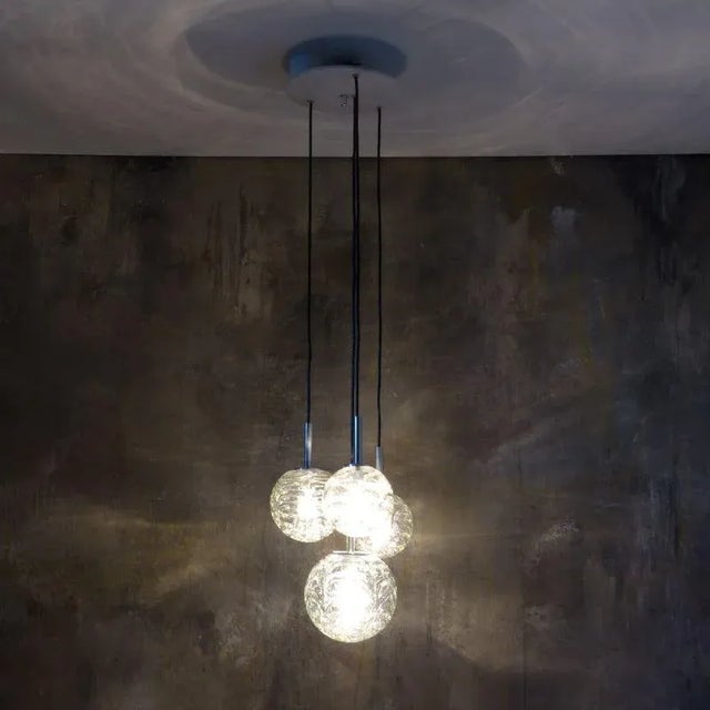 Mid-Century Modern Pendant Lamp from Doria Leuchten, 1960s For Sale - Image 4 of 15