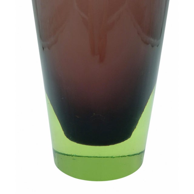 Flavio Poli Vintage Submerged Murano Glass Vase by Flavio Poli for Seguso, 1960s For Sale - Image 4 of 7