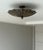Handmade Brass Flush Mount Ceiling Light | Sculptural Flower Petal Light Fixture For Sale - Image 4 of 13