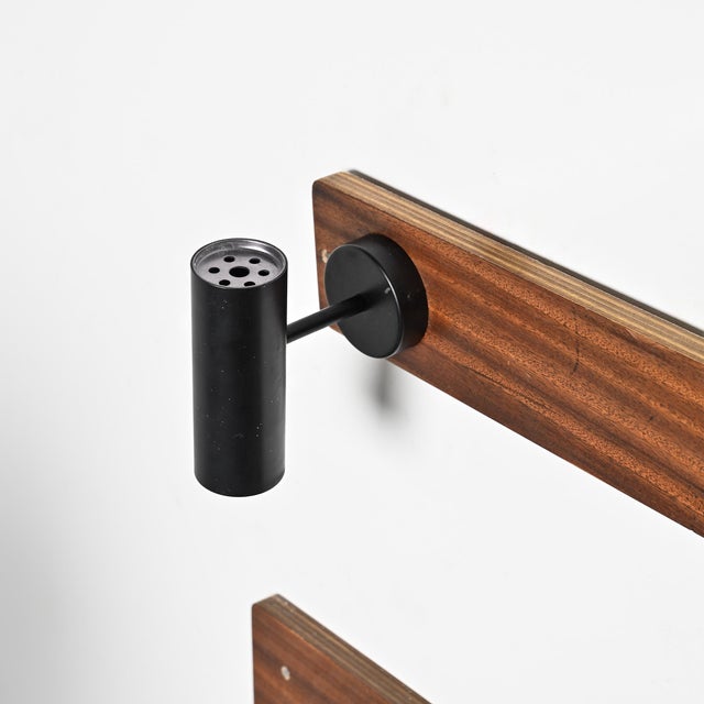 Pierre Guariche: Coat Rack and Lights for La Plagne Ski Resort, 1968 by Pierre Guariche, 1960s, Set of 2 For Sale - Image 14 of 18