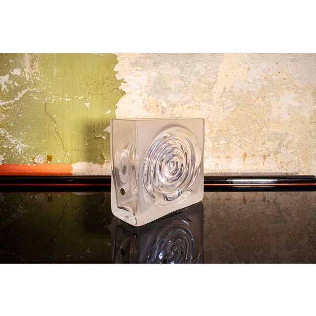 Shaped glass vase. Designer Horst Tünselmann Manufacturer Peill & Putzler 1960s This piece has an attribution mark, I am...
