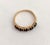 18k Gold Garter Ring with 5 Sapphires and 8 Diamonds, 1970s For Sale - Image 3 of 7