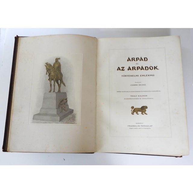 1908 Árpád and the Árpáds Hungarian Founding Prince Book For Sale - Image 4 of 14