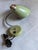 Vintage Mid-Century Modern Lime Green and Chrome Gooseneck Desk Lamp For Sale - Image 10 of 10