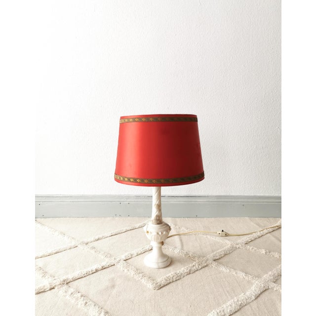 1950s Mid-Century Marble Table Lamp, 1950s For Sale - Image 5 of 10