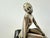 1960s Art Deco Style Italian Sterling 925 Silver Nude Figurine from Ottaviani, 1960s For Sale - Image 5 of 13