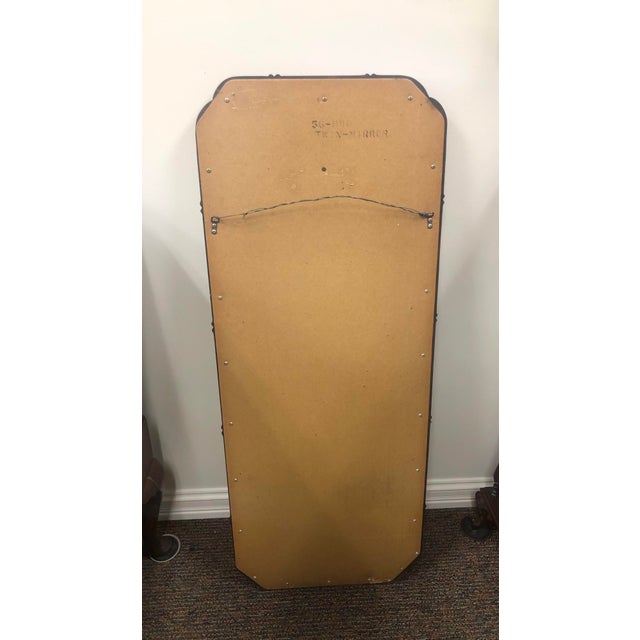 Vintage Faux Bamboo Mirror For Sale In Chicago - Image 6 of 7