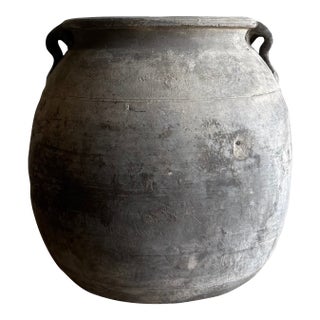 Vintage Style Matte Oil Pottery #45a For Sale