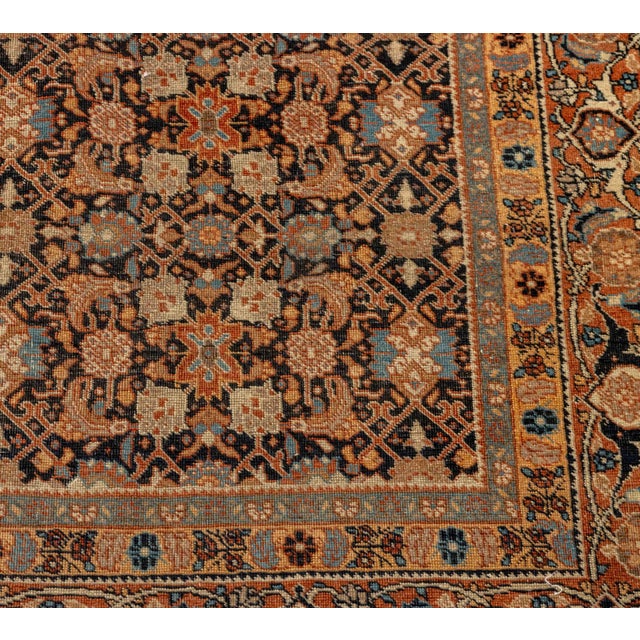 Textile Persian Veramin Rug, 5' 2" X 4' For Sale - Image 7 of 9