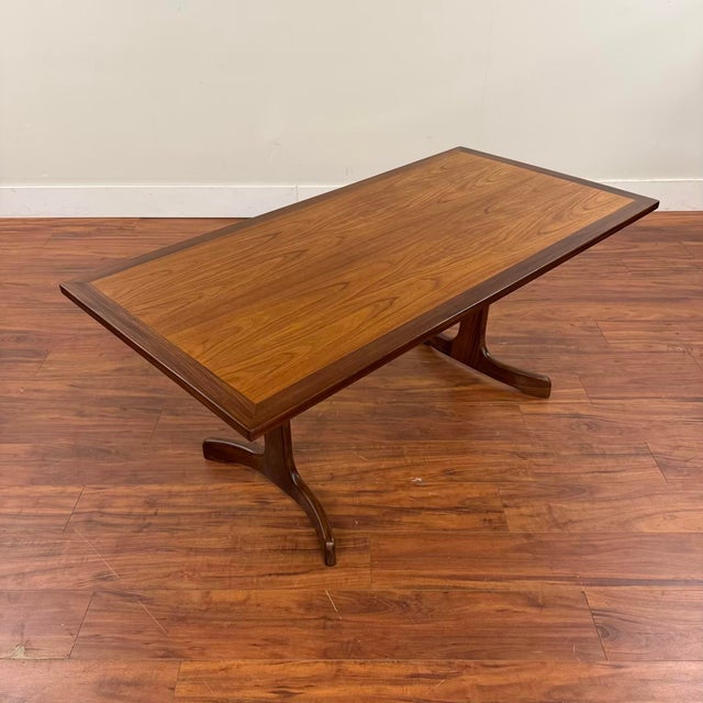 Mid-Century Modern G-Plan Whale Tail Rectangular Teak Dining Table For Sale - Image 3 of 6