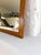 Vintage Oak and Crystal Glass Wall Mirror, Sweden, 1960s For Sale - Image 9 of 17