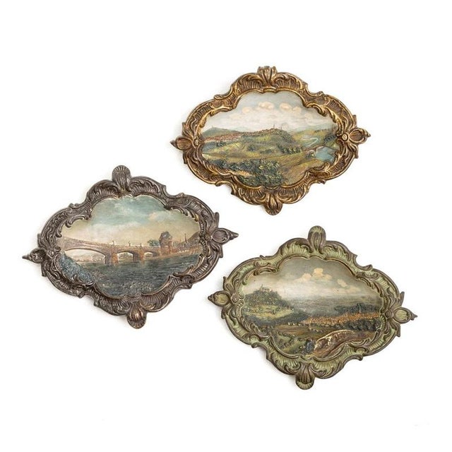 Porcelain Wall Tiles, Set of 3 For Sale - Image 6 of 6
