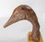 Brown Mid-Century Folk Art Found Driftwood Painted Goose or Duck Head For Sale - Image 8 of 9