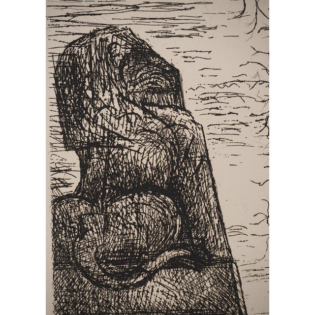 Marcel Gromaire, Montrouge District, Original Signed Engraving For Sale - Image 5 of 6