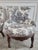 Antique Victorian Toile Upholstered Parlor Slipper Chairs on Casters – A Pair For Sale - Image 9 of 17