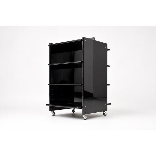 Rumo Serving Trolley by Kazuhide Takahama for Gavina, 1970s For Sale - Image 6 of 7