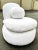 Postmodern Postmodern Round Chenille Chair For Sale - Image 3 of 4