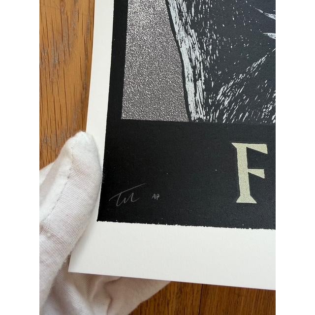 Official Foo Fighters concert poster for Bern (2018), designed by Tommy Davidson-Hawley. This is a hand-pulled 4-colour...