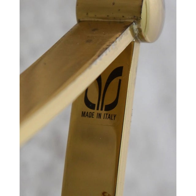 Labarge Brass & Glass Top Coffee Table For Sale - Image 10 of 10