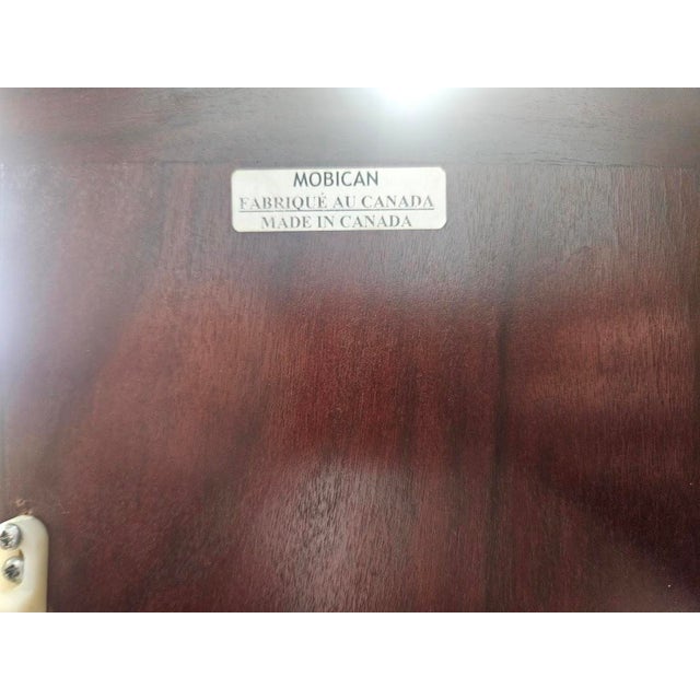 Vintage Mobican Danish Modern Style Rosewood Gentleman's Chest For Sale - Image 9 of 10