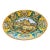 1950s Large Oval Italian Giacomini Ceramic Platter Wall Art For Sale