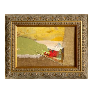 "Dry Fields" 2025 Framed Mini Painting by Jessalin Beutler For Sale