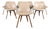 Set of Eight Mid 20th Century Bentwood Dining Chairs in Walnut For Sale