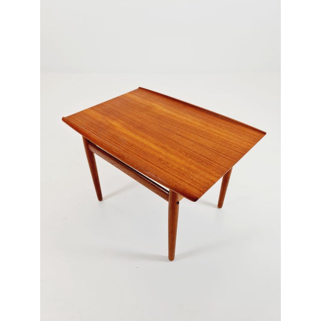 Wood Danish Teak Coffee Table by Grete Jalk for Glostrup Møbelfabrik, 1960s For Sale - Image 7 of 11