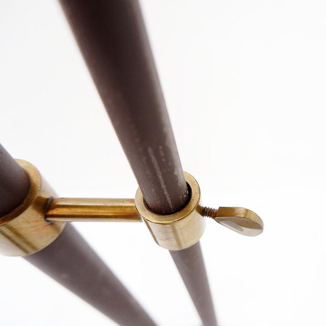 Mid-Century Height-Adjustable Floor Lamp in the style of Bergboms, 1960s For Sale - Image 13 of 14